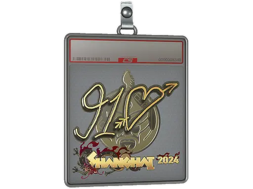 Sticker Slab | 910 (Gold) | Shanghai 2024