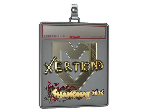 Sticker Slab | xertioN (Gold) | Shanghai 2024
