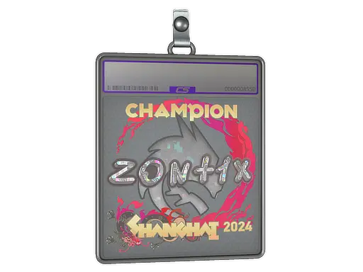 Sticker Slab | zont1x (Glitter, Champion) | Shanghai 2024