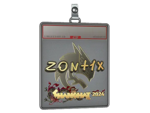 Sticker Slab | zont1x (Gold) | Shanghai 2024