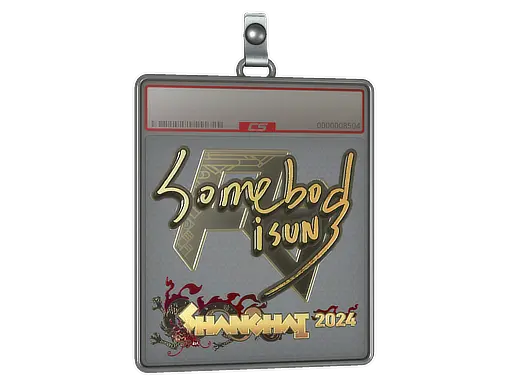 Sticker Slab | somebody (Gold) | Shanghai 2024