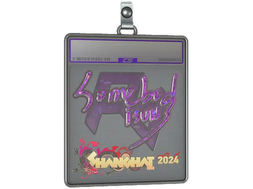Sticker Slab | somebody (Glitter) | Shanghai 2024
