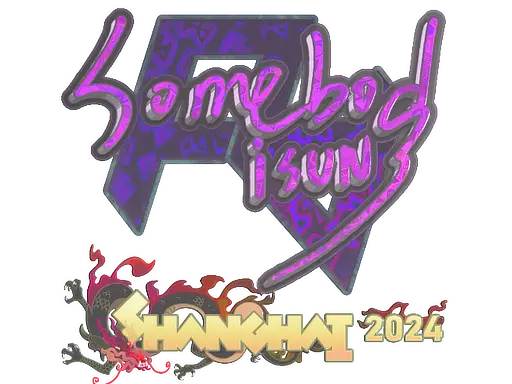 Sticker | somebody (Holo) | Shanghai 2024