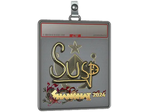 Sticker Slab | susp (Gold) | Shanghai 2024