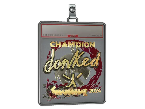 Sticker Slab | donk (Gold, Champion) | Shanghai 2024