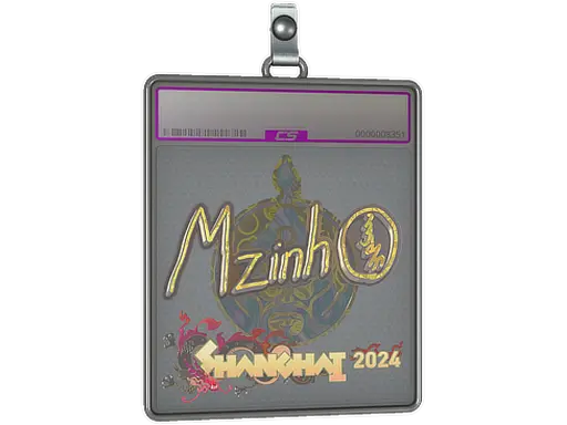 Sticker Slab | mzinho (Holo) | Shanghai 2024