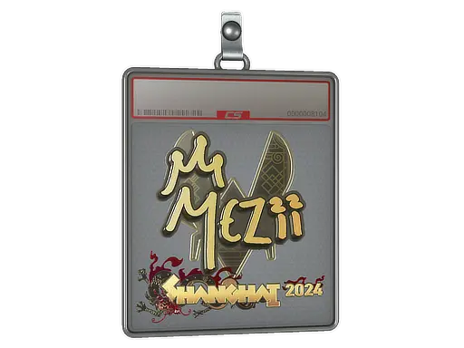 Sticker Slab | mezii (Gold) | Shanghai 2024