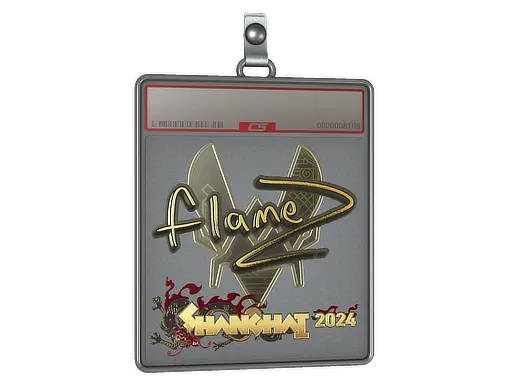 Sticker Slab | FlameZ (Gold) | Shanghai 2024