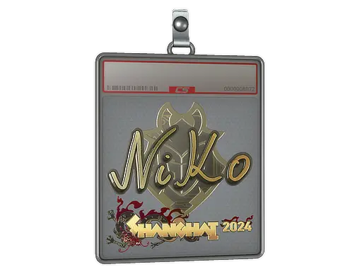 Sticker Slab | NiKo (Gold) | Shanghai 2024