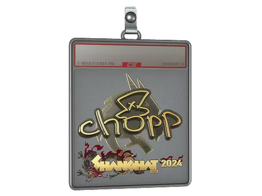 Sticker Slab | chopper (Gold) | Shanghai 2024