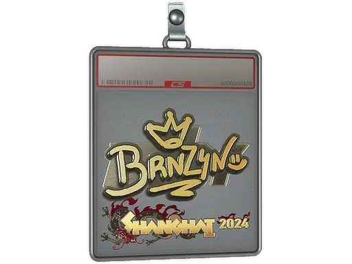 Sticker Slab | brnz4n (Gold) | Shanghai 2024