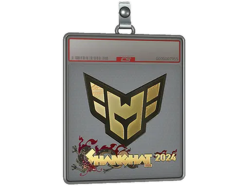 Sticker Slab | HEROIC (Gold) | Shanghai 2024