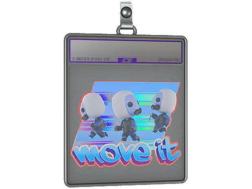 Sticker Slab | Move It (Holo)