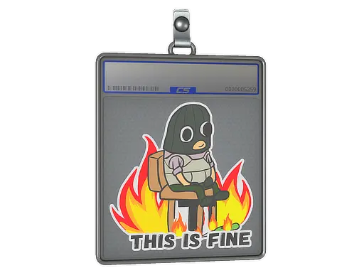 Sticker Slab | This Is Fine (T)
