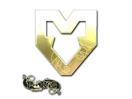 Sticker | MOUZ (Gold) | Paris 2023