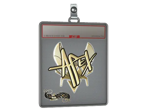 Sticker Slab | apEX (Gold) | Paris 2023