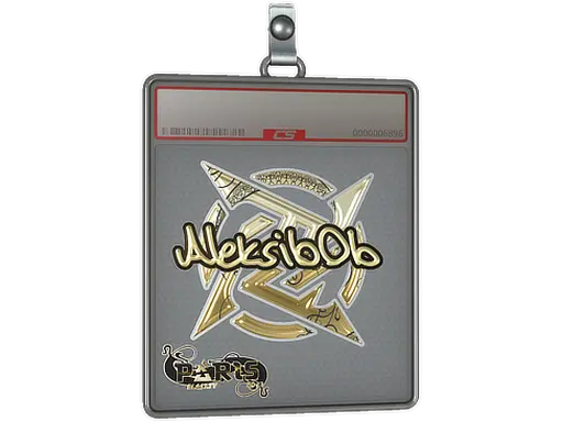 Sticker Slab | Aleksib (Gold) | Paris 2023