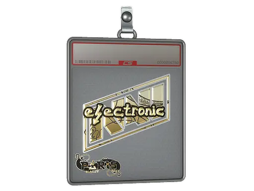 Sticker Slab | electronic (Gold) | Paris 2023