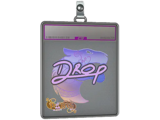 Sticker Slab | drop (Holo) | Paris 2023