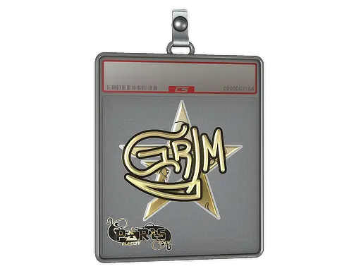 Sticker Slab | Grim (Gold) | Paris 2023