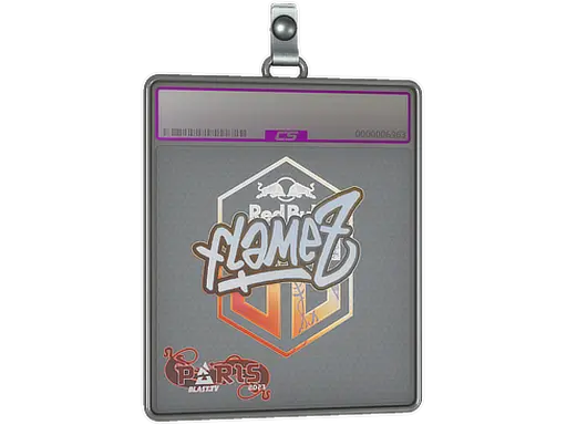 Sticker Slab | FlameZ (Holo) | Paris 2023