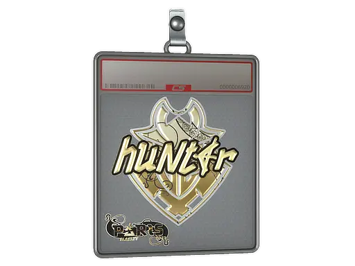 Sticker Slab | huNter- (Gold) | Paris 2023