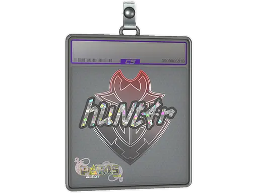 Sticker Slab | huNter- (Glitter) | Paris 2023
