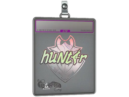 Sticker Slab | huNter- (Holo) | Paris 2023