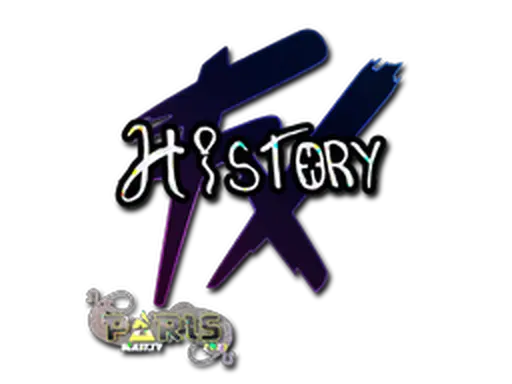 Sticker | History (Glitter) | Paris 2023