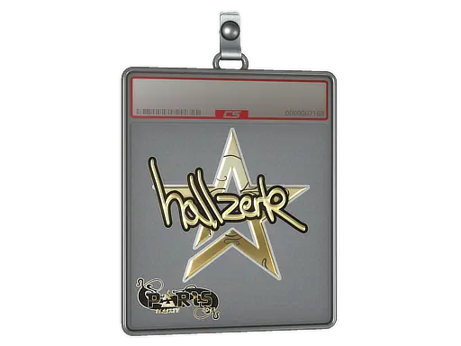 Sticker Slab | hallzerk (Gold) | Paris 2023