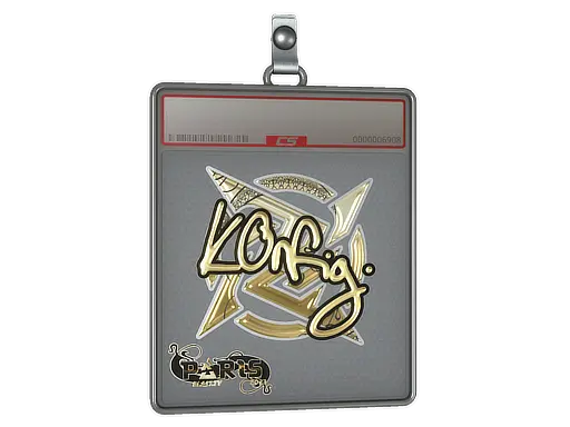 Sticker Slab | k0nfig (Gold) | Paris 2023