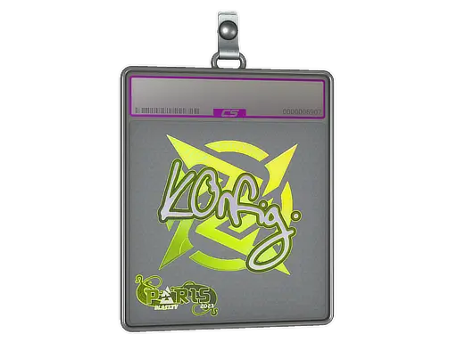 Sticker Slab | k0nfig (Holo) | Paris 2023