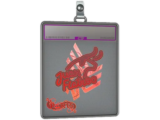 Sticker Slab | juanflatroo (Holo) | Paris 2023