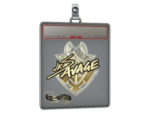 Sticker Slab | jks (Gold) | Paris 2023