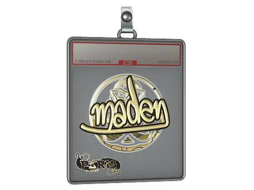 Sticker Slab | maden (Gold) | Paris 2023