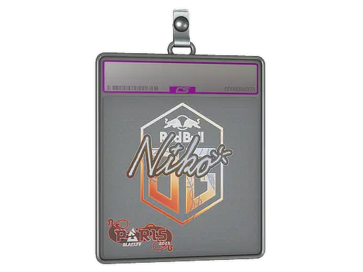 Sticker Slab | niko (Holo)  | Paris 2023