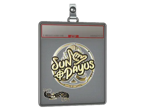 Sticker Slab | SunPayus (Gold) | Paris 2023