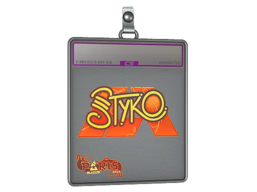 Sticker Slab | STYKO (Holo) | Paris 2023