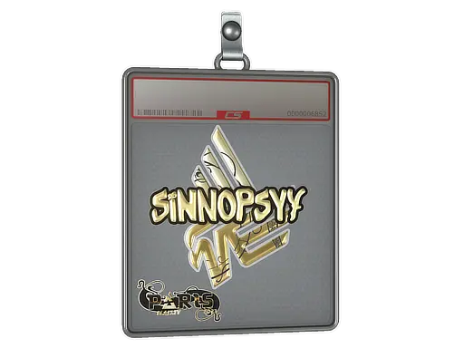 Sticker Slab | sinnopsyy (Gold) | Paris 2023