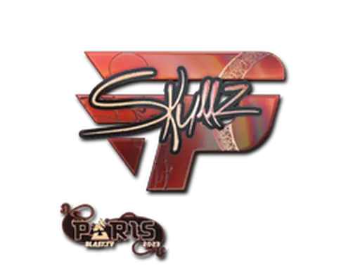 Sticker | skullz (Holo) | Paris 2023