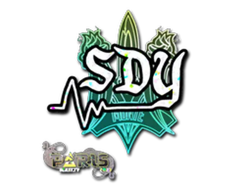 Sticker | sdy (Glitter) | Paris 2023