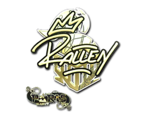 Sticker | rallen (Gold) | Paris 2023