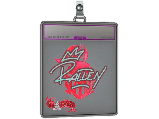 Sticker Slab | rallen (Holo) | Paris 2023