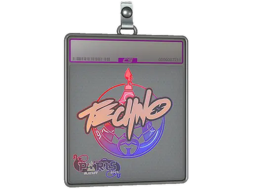 Sticker Slab | Techno4K (Holo) | Paris 2023