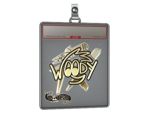 Sticker Slab | WOOD7 (Gold) | Paris 2023
