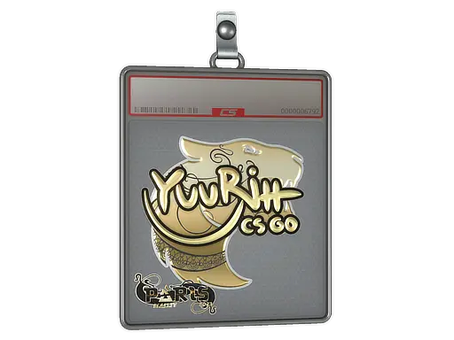 Sticker Slab | yuurih (Gold) | Paris 2023
