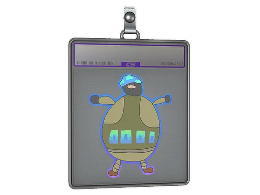 Sticker Slab | Poorly Drawn IDF (Holo)