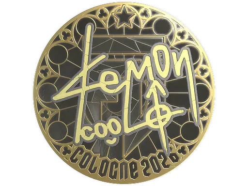 Sticker | dem0n (Gold) | Cologne 2026