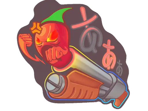 Sticker | Pepper Gauge (Lenticular)