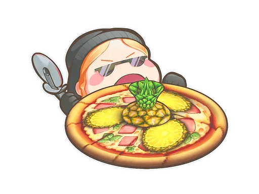 Sticker | Pineapple On Pizza (Lenticular)